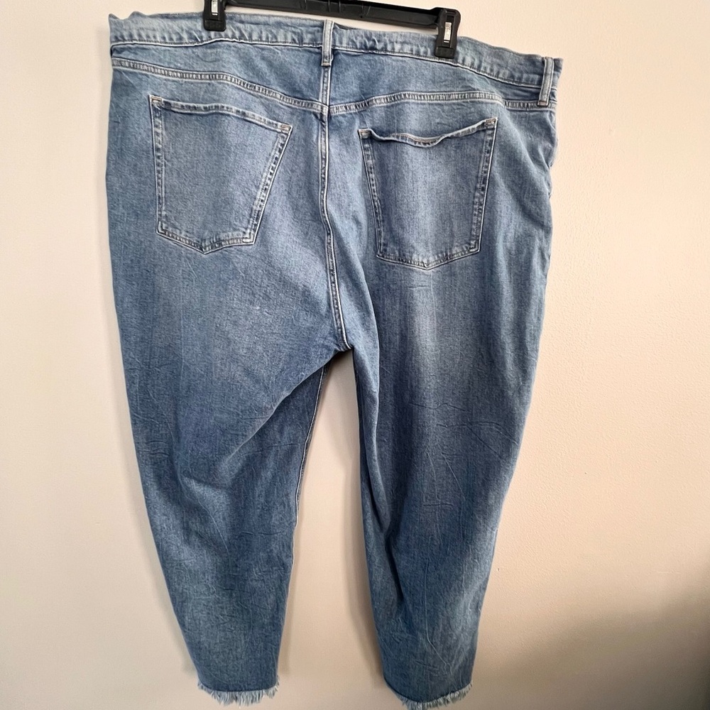 Old Navy Jeans Extra High Rise Sky Hi Straight Secret Slim Pockets Size 26 - Picture 4 of 12